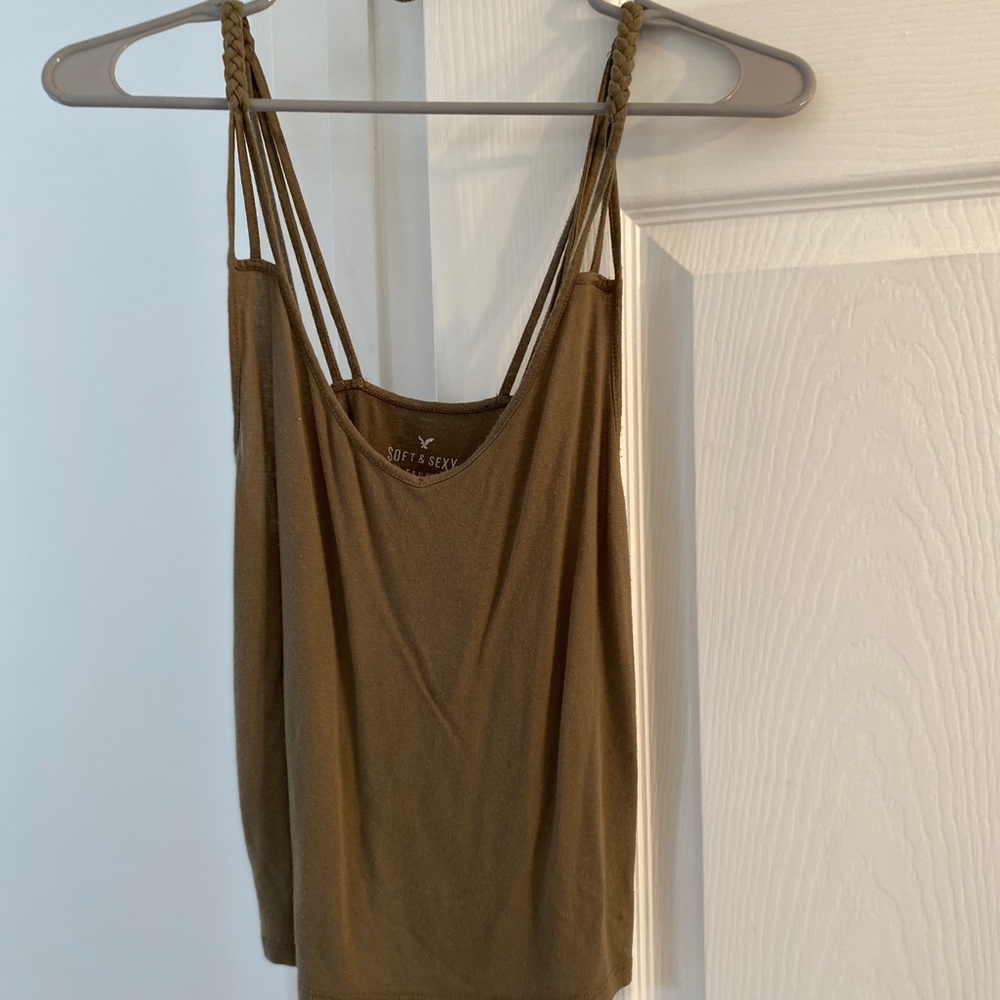 Olive Green Tank top